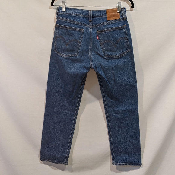 Levi's Wedgie Straight Denim Jean Pant Size 26 - Picture 7 of 11